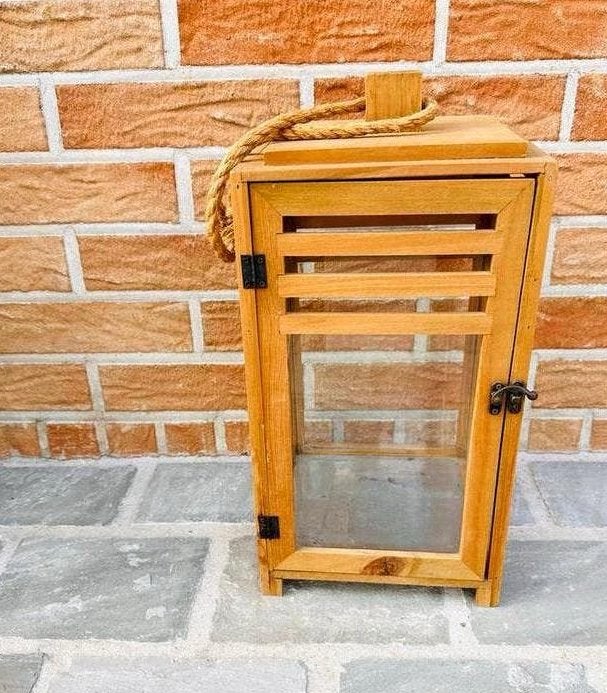 Lanterne extérieur, Enlèvement, Comme neuf, Bois, Bougie