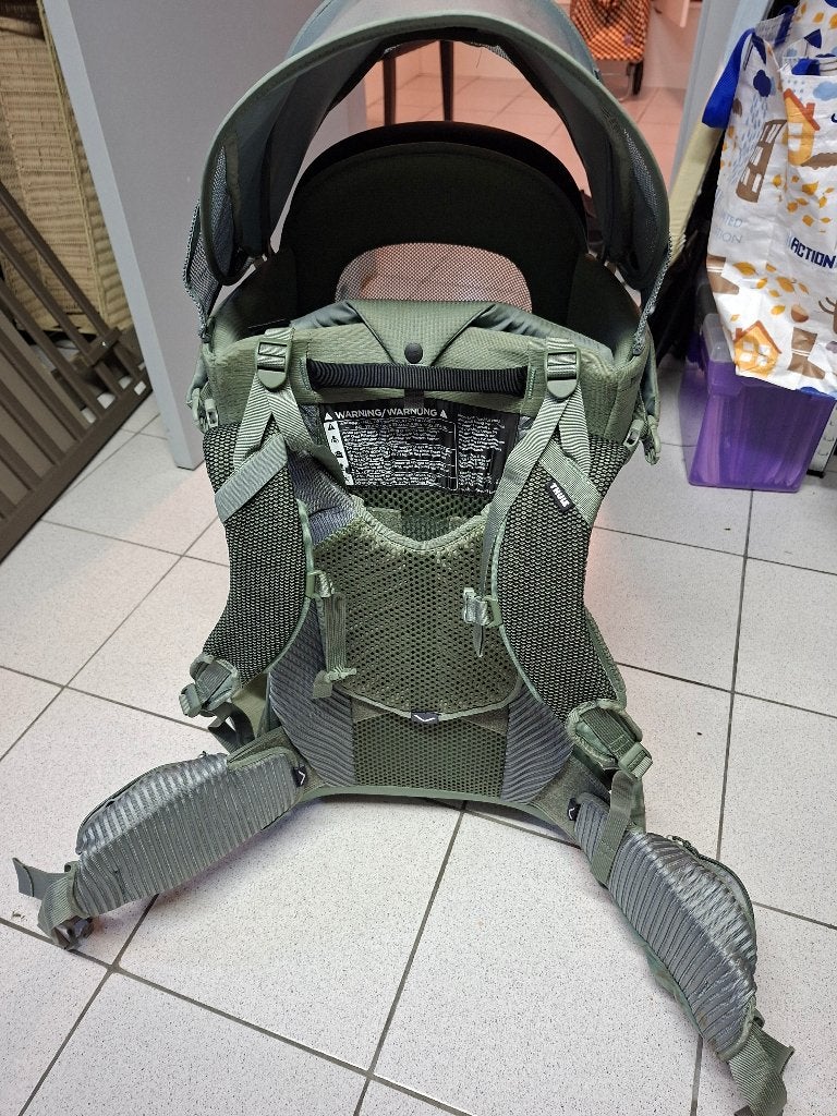 Rugzak om kind te dragen met zonnescherm, Kinderen en Baby's, Babydragers en Draagdoeken, Zo goed als nieuw, Rug, Draagzak, Ophalen