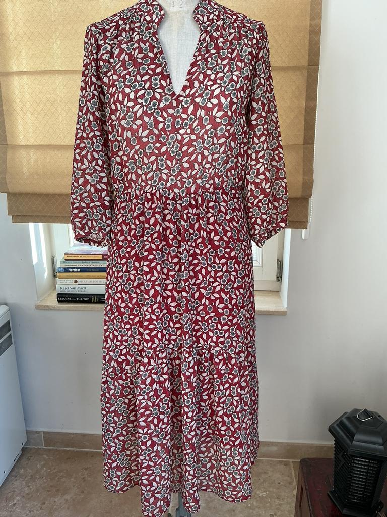 Lange jurk van Ba&Sh, maat M, Kleding | Dames, Jurken, Ophalen of Verzenden, Zo goed als nieuw, Maat 38/40 (M)