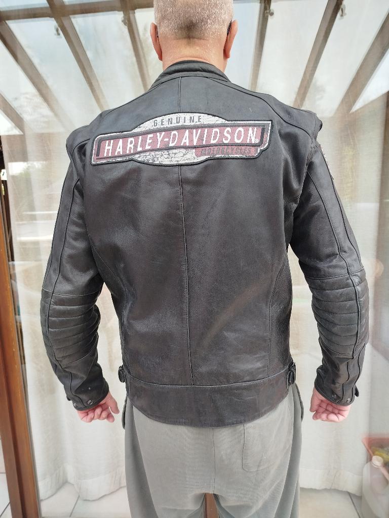 Veste Harley Davidson XXL, Motos, Harley Davidson, Manteau | cuir, Enlèvement, Neuf, sans ticket
