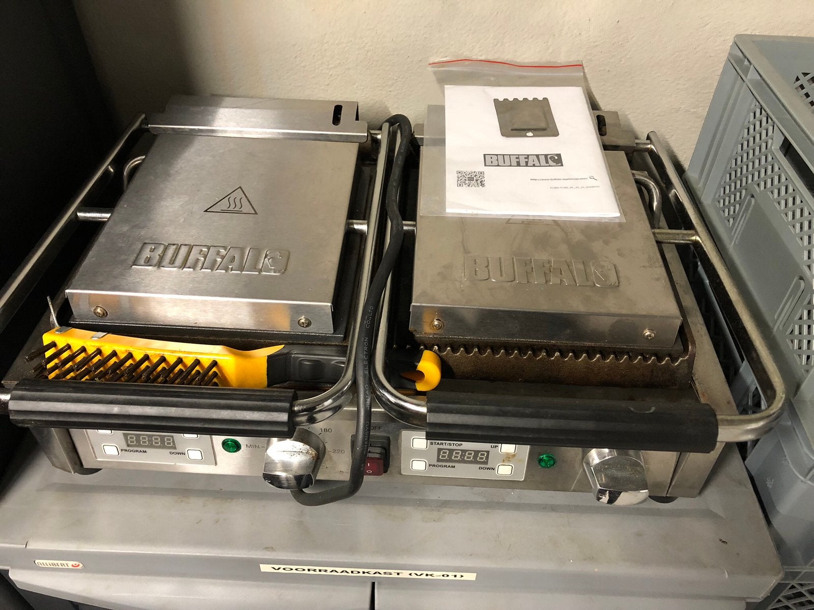 Buffalo contact grill, Elektronische apparatuur, Ophalen, Zo goed als nieuw