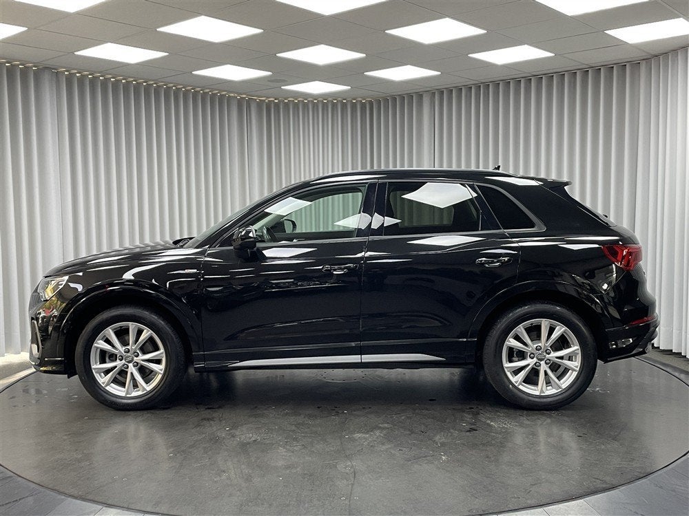 Audi Q3 35 TFSi S-Line (bj 2020, automaat), Auto's, Zwart, Leder, Bedrijf, 5 zetels