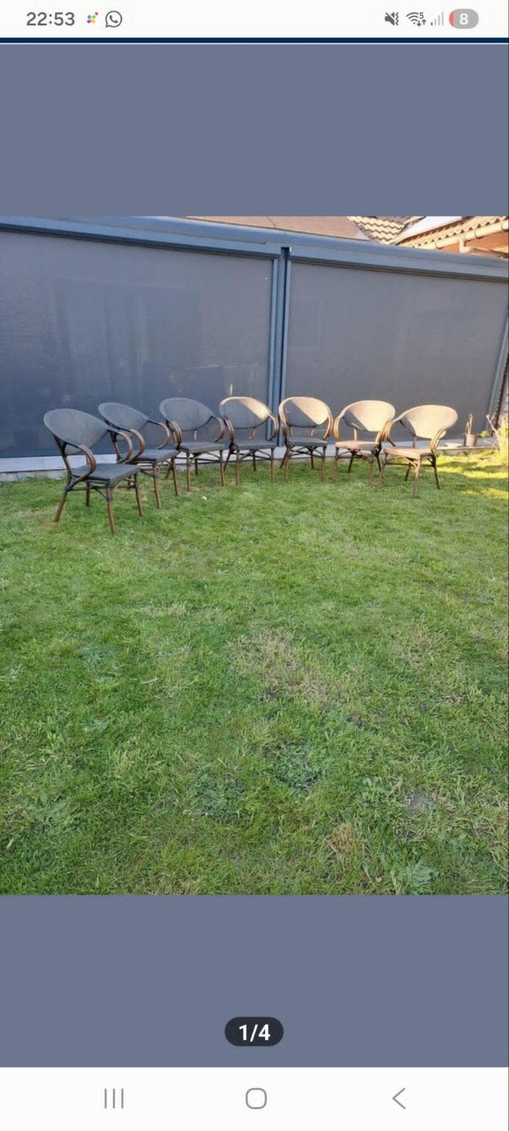 Tuin / horeca stoelen, Zakelijke goederen, Horeca | Meubilair en Inrichting, Ophalen
