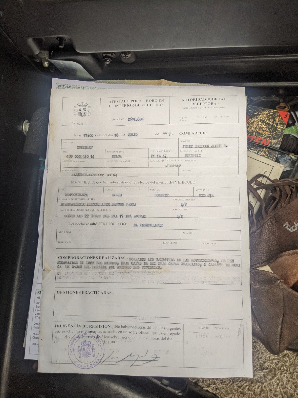 Honda goldwing 1500 gl, Gebruikt, 1500 cc, Particulier