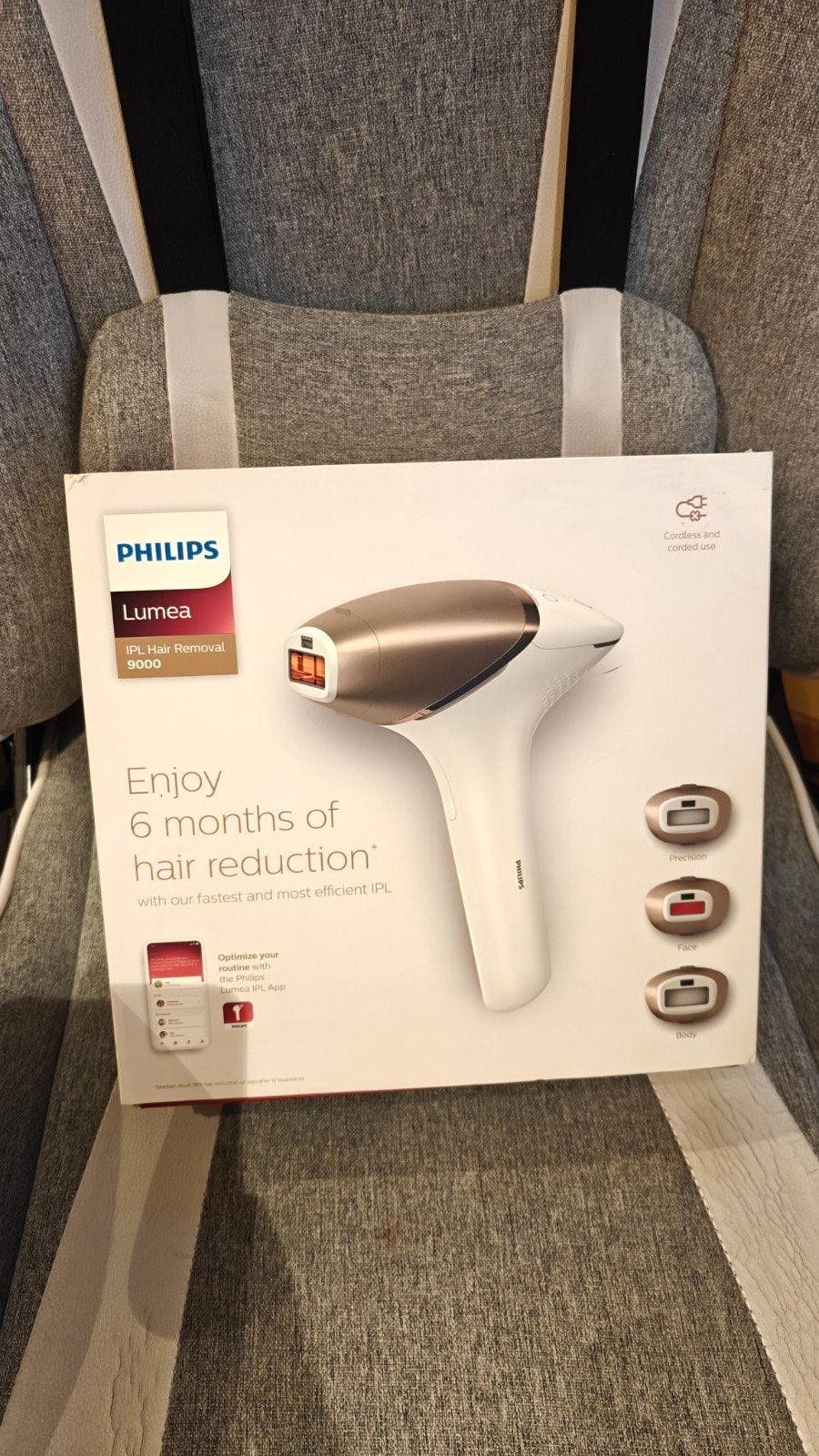 IPL Philips Lumea 9000 BRI955, Ophalen, Zo goed als nieuw, Scheren en Epileren