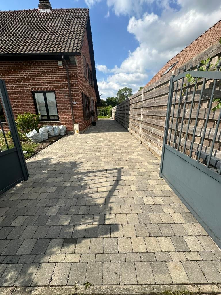 70 m2 clinckers gratis, Ophalen, Beton