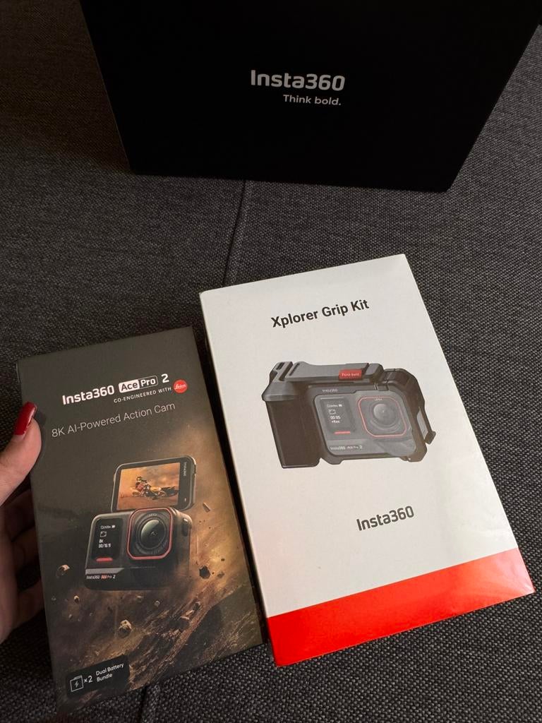 Insta360 Ace Pro 2 xplorer bundle, TV, Hi-fi & Vidéo, Appareils photo numériques, Comme neuf, Enlèvement