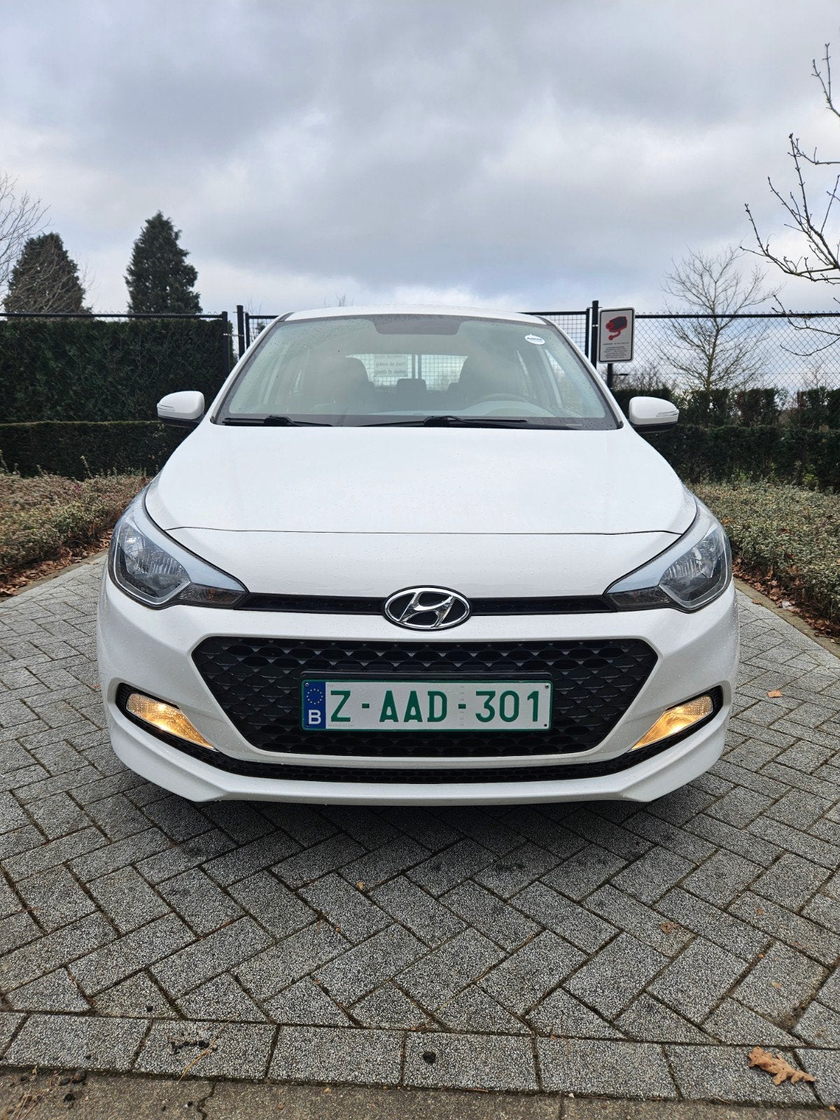 HYUNDAI I20/1EIGENAAR/€6B/AIRCO/KEURING/GARANTIE, Euro 6, Wit, Bedrijf, 55 kW