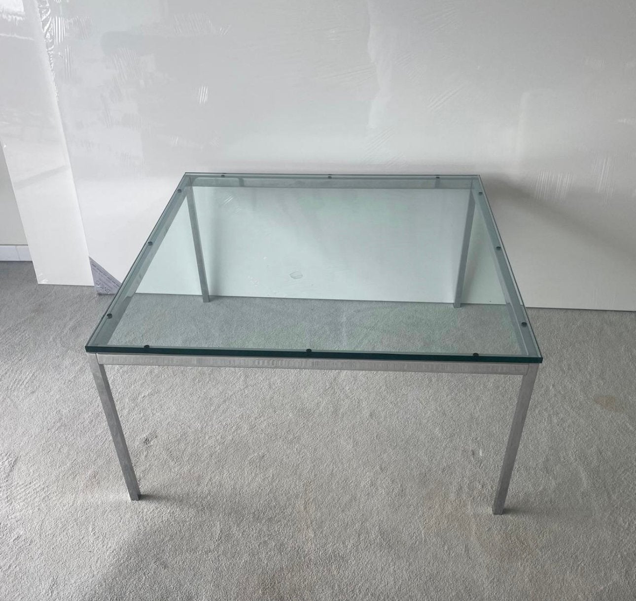 Knoll salontafel, Huis en Inrichting, Ophalen, Zo goed als nieuw, Glas