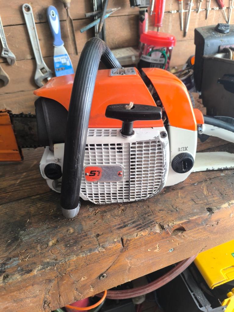 Tronçonneuse STIHL 038 av + lot de pièce, Tuin en Terras, Hand-tuingereedschap