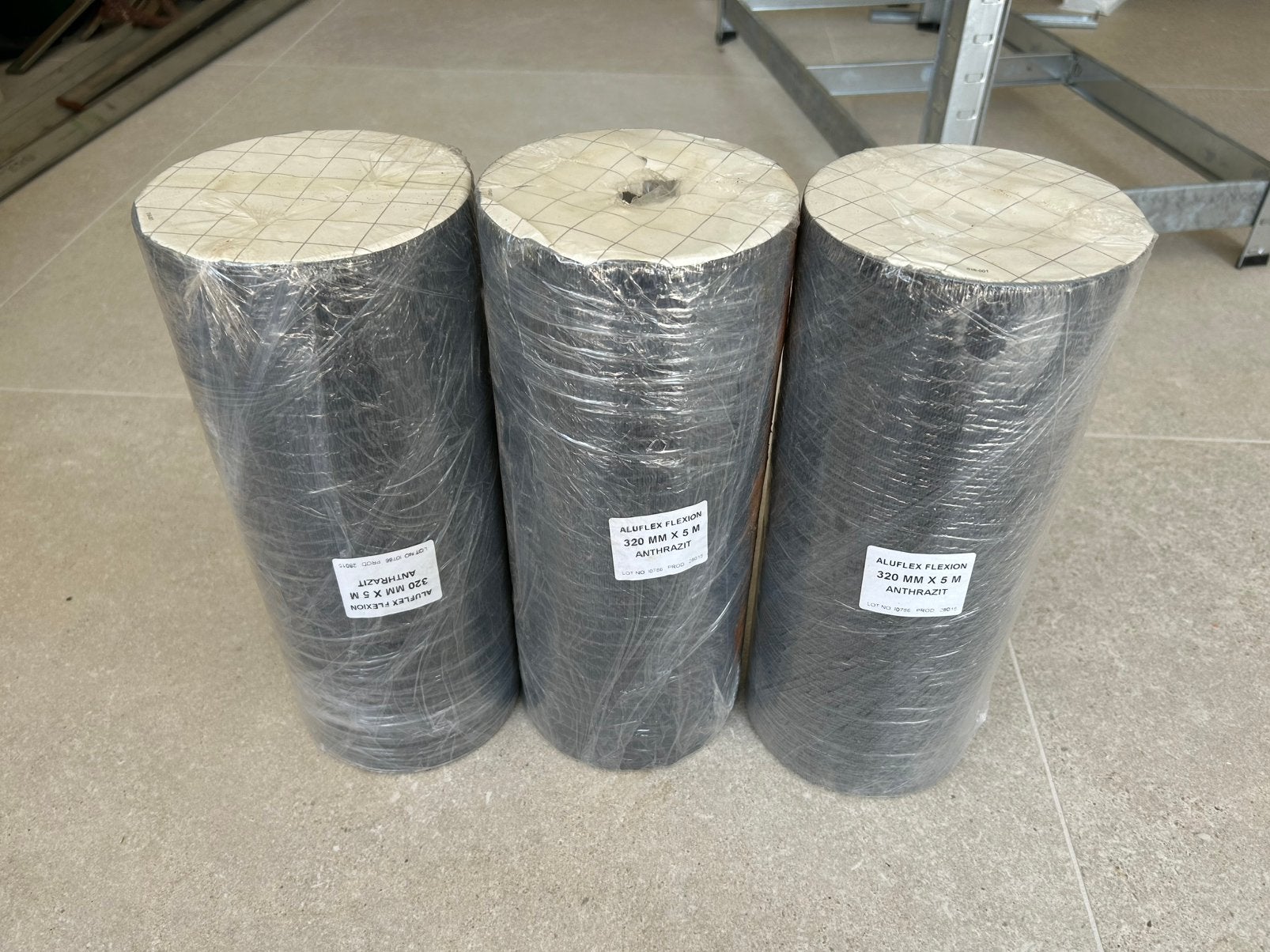 Loodvervanger zwart , aluflex 320mmx5meter, Ophalen, Nieuw