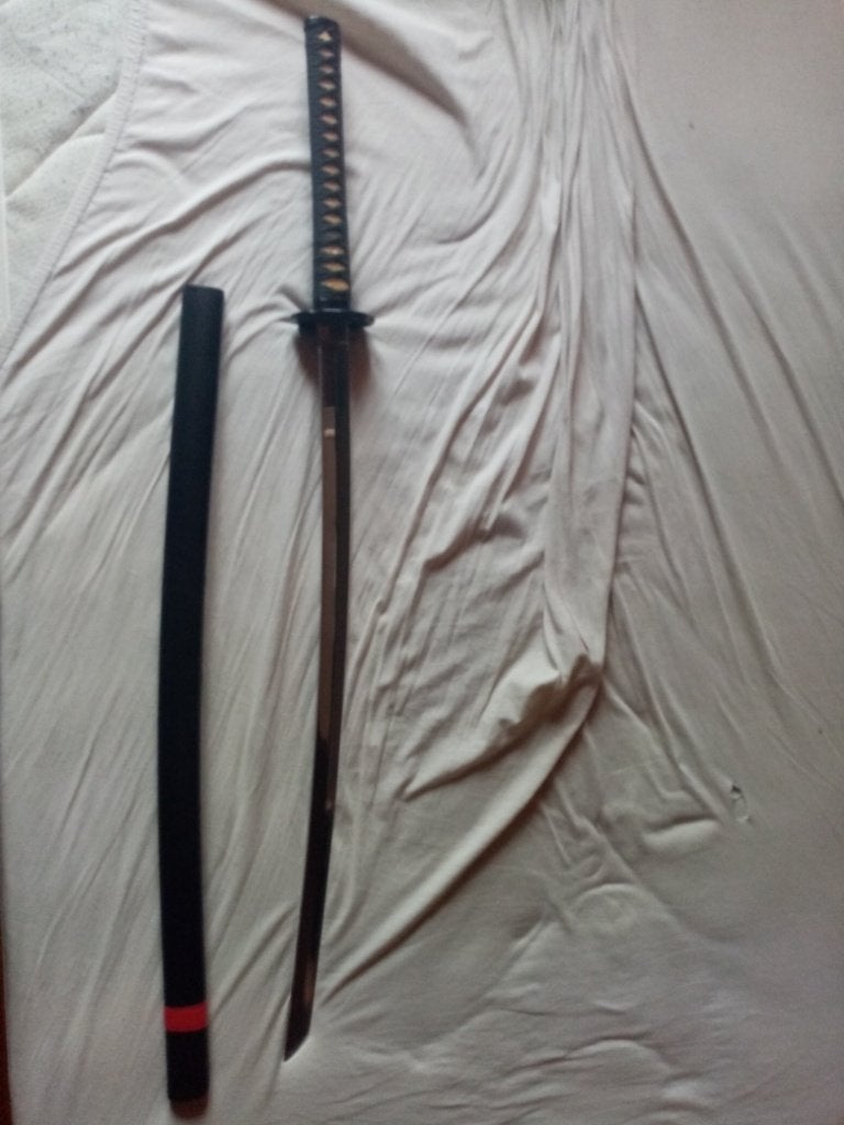 Katana ( à ré aiguiser), Collections, Objets militaires | Général, Enlèvement, Autres, Épée ou sabre