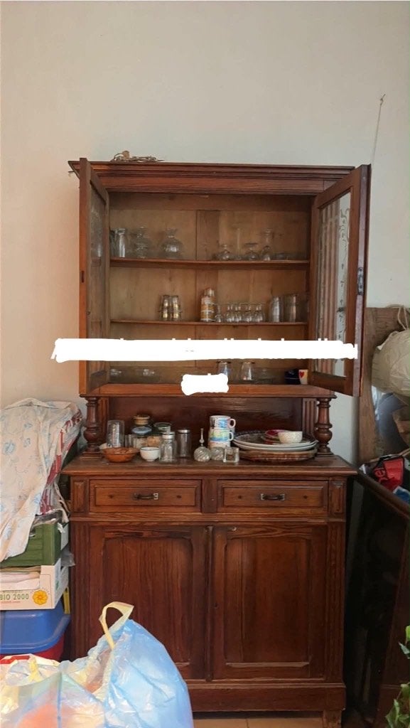 Buffet en noyer ou merisier, Enlèvement, Utilisé, Avec tiroir(s)