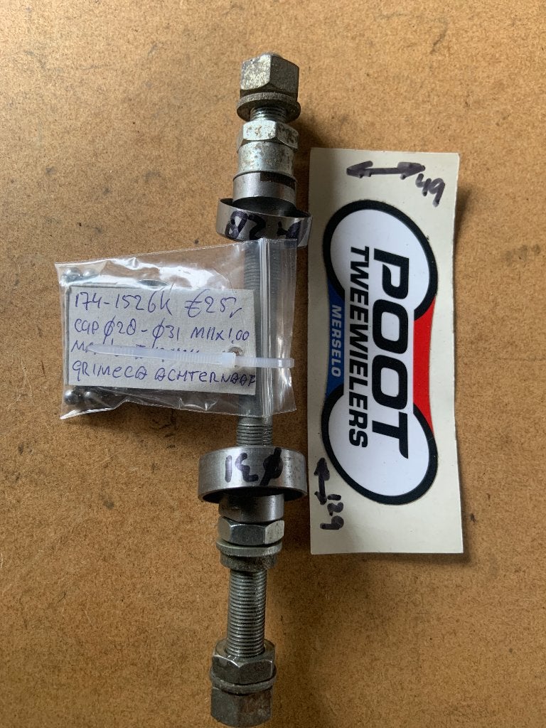 Achterassen M 11 x 1.00 190 mm Lang, Ophalen, Nieuw, Overige typen, Honda camino wallaroo peugeot 103 fox mobylette