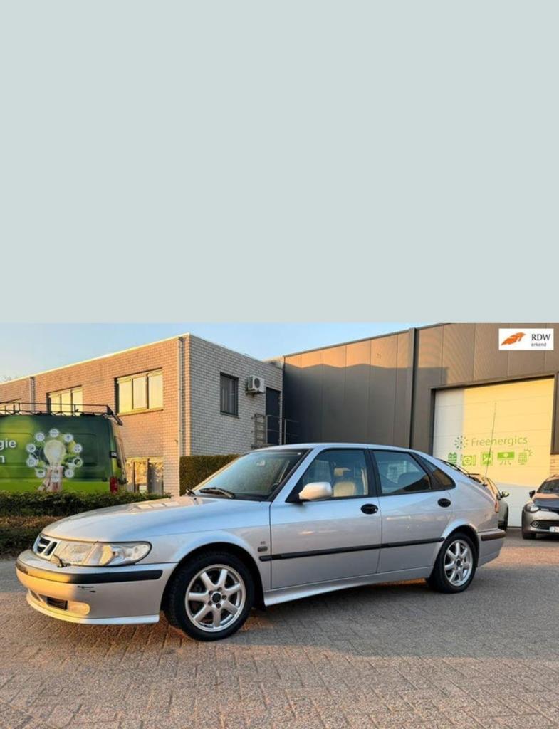 Saab 9-3 SE eerste eigenaar Luxury, Auto's, Saab, Zwart, Overige kleuren, Leder, 5 deurs
