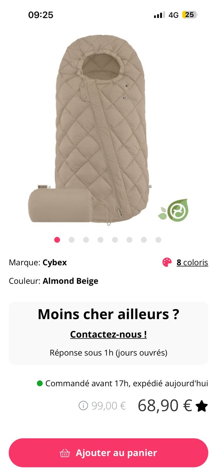 Snogga Cybex, Enfants & Bébés, Enlèvement, Comme neuf