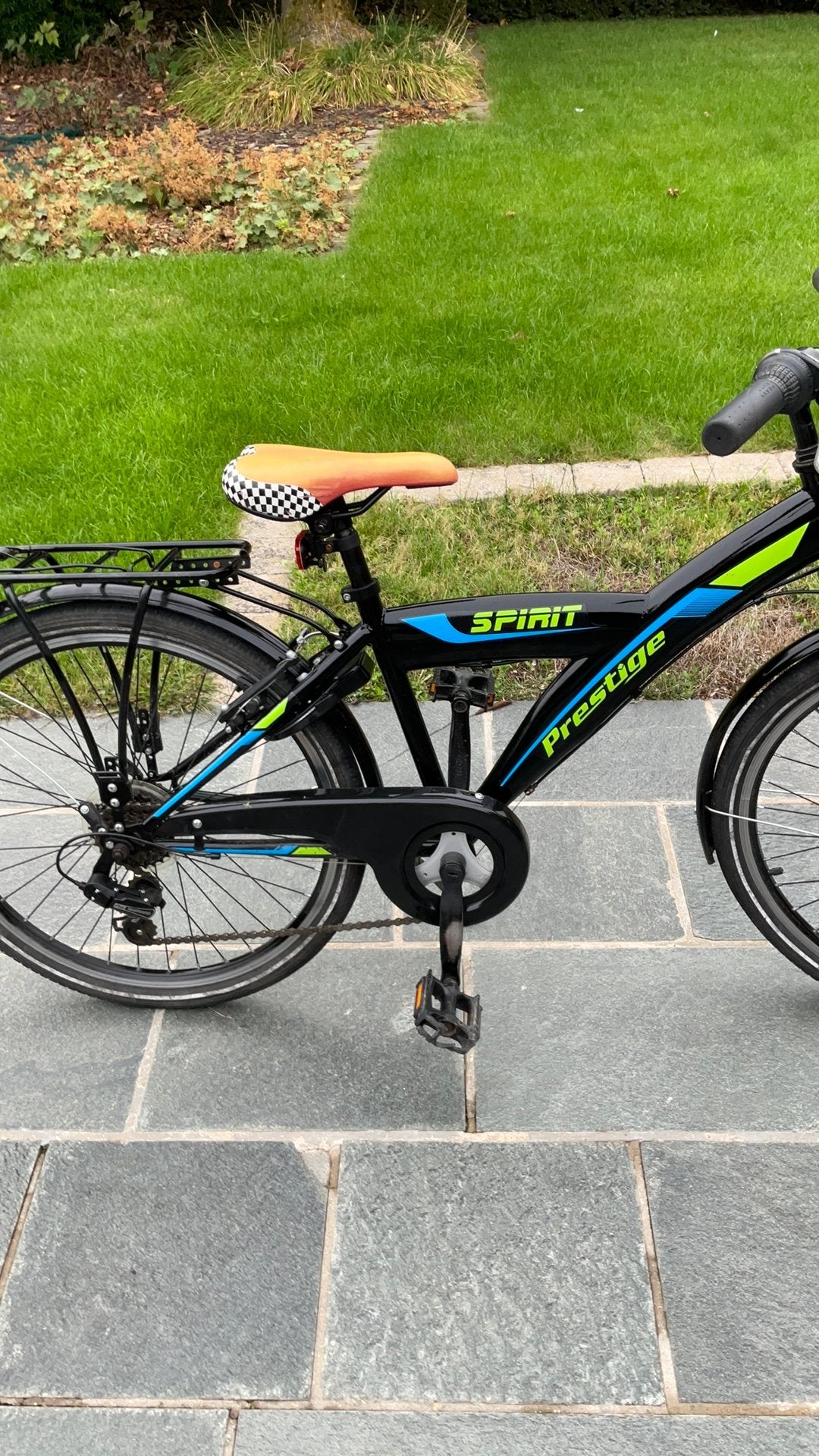 Prestige sprint , zwart- blauw, 24 inch, Frein à main, Enlèvement, Utilisé, Frein sur jante