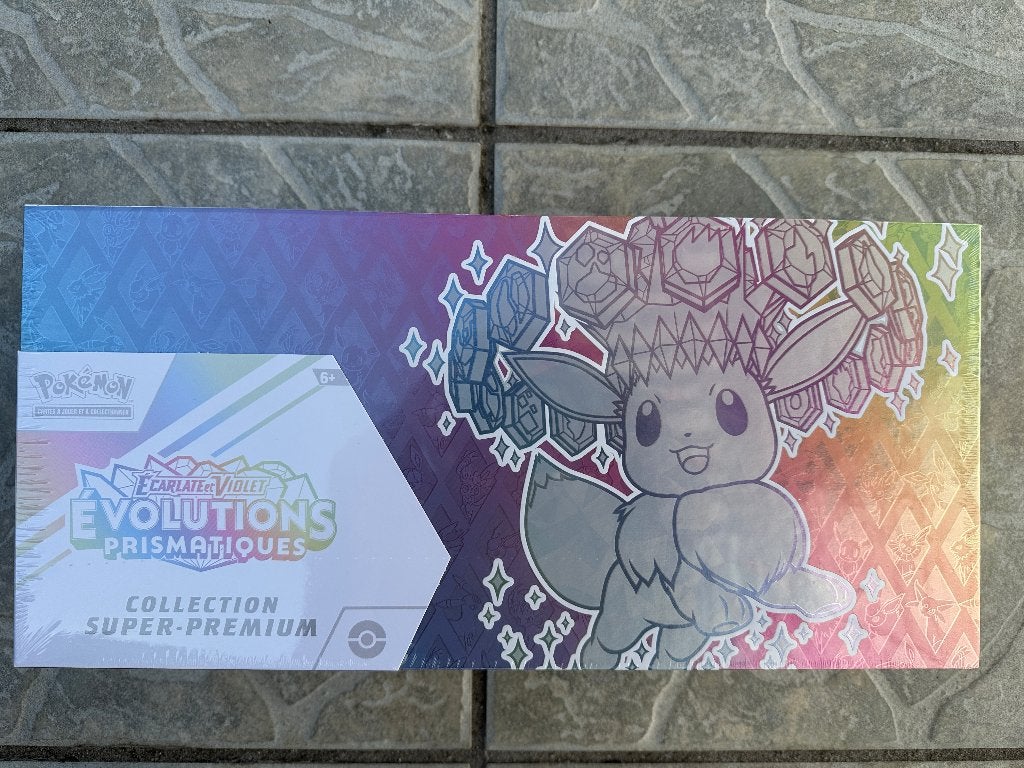 Coffret Pokémon Super-Premium EV8.5 Évolutions Prismatiques, Enlèvement ou Envoi, Neuf, Autres types