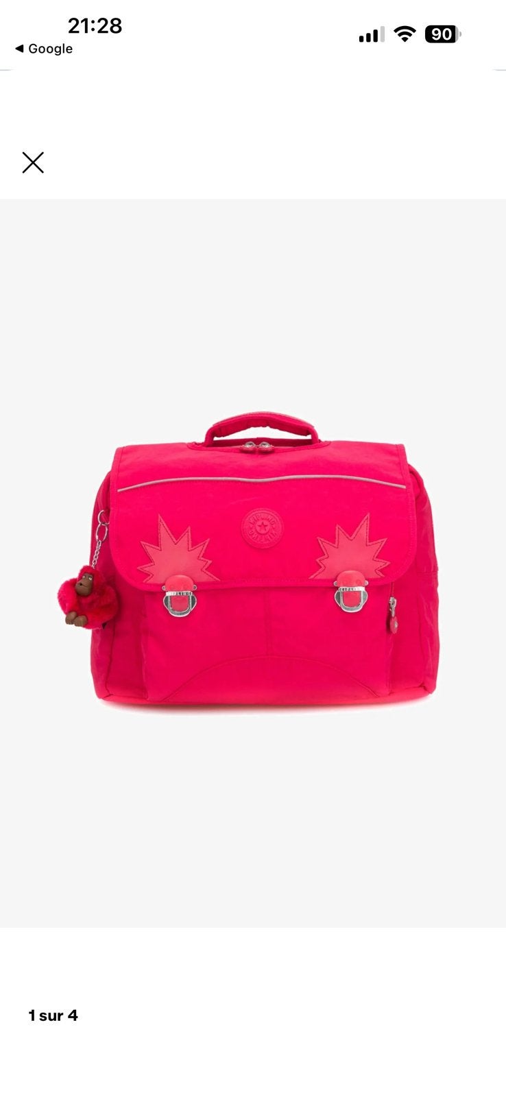 Cartable iniko rose/fushia, Enlèvement, Comme neuf
