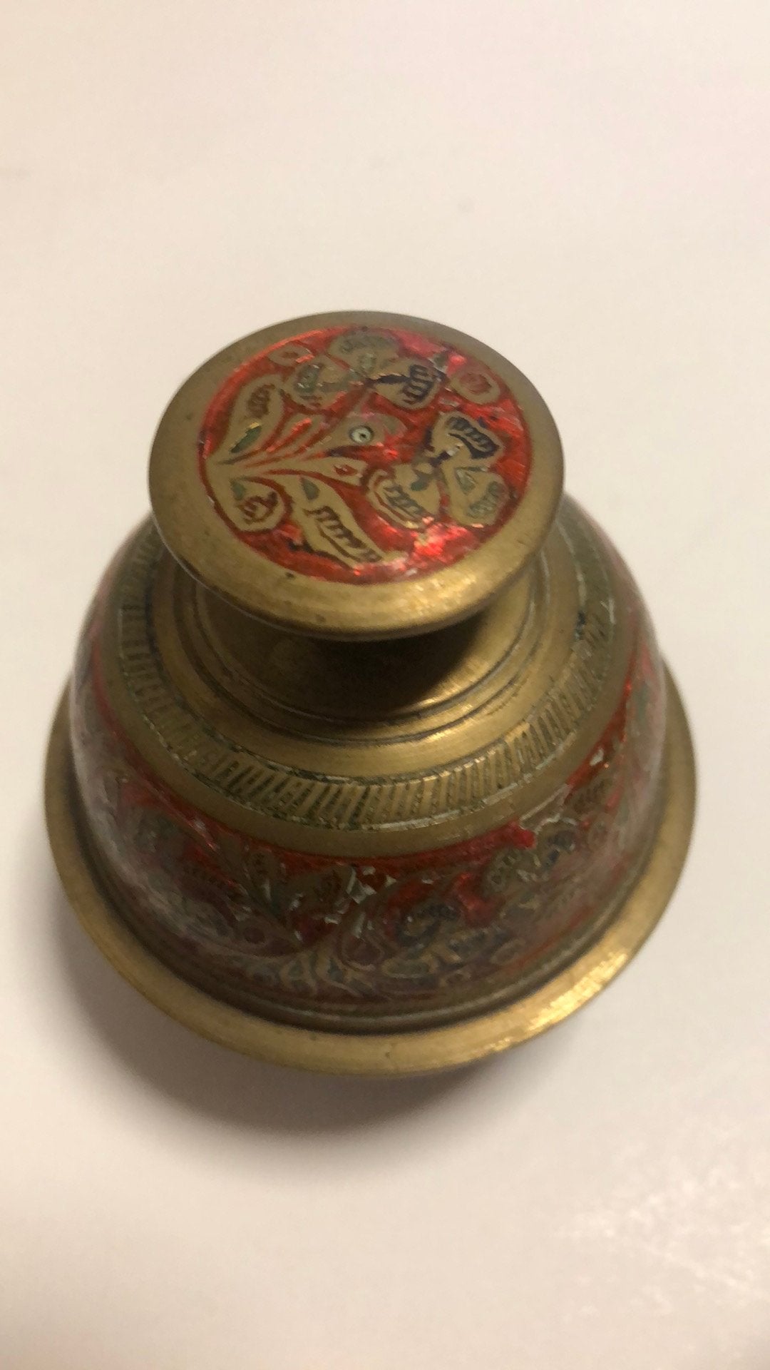 Vintage Indianse olifantenbel, Antiek en Kunst, Ophalen of Verzenden, Koper