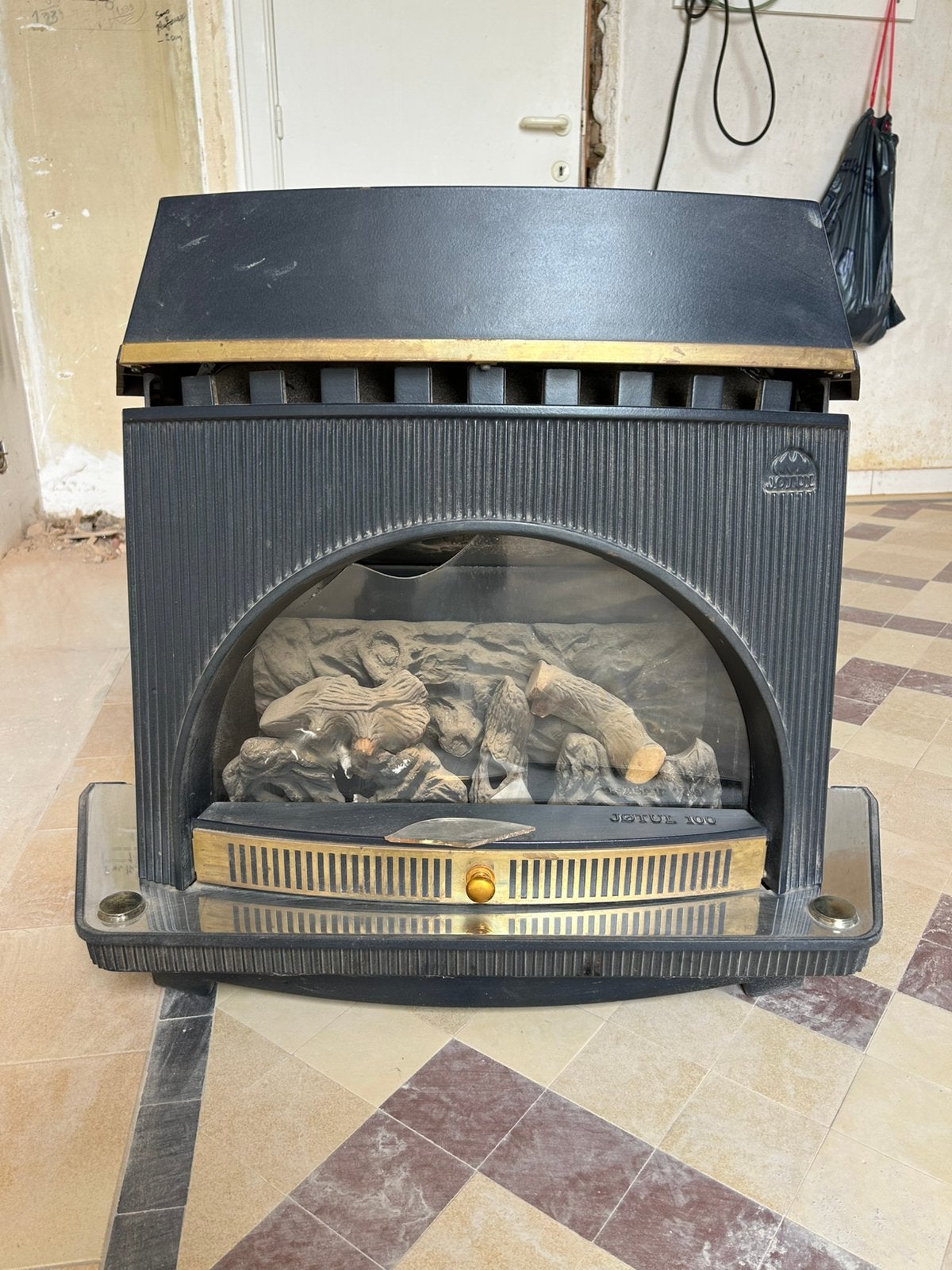 Jotul 100 - chauffage au gaz, Enlèvement, Utilisé, Cheminée sur pied, Cheminée au gaz