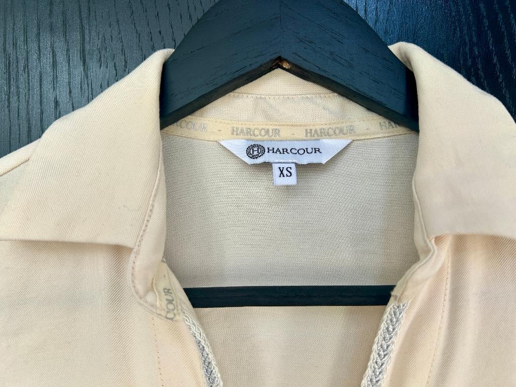 Robe chemise Harcour XS écru, marque équestre premium, Enlèvement ou Envoi, Taille 36 (S), Comme neuf, Harcour