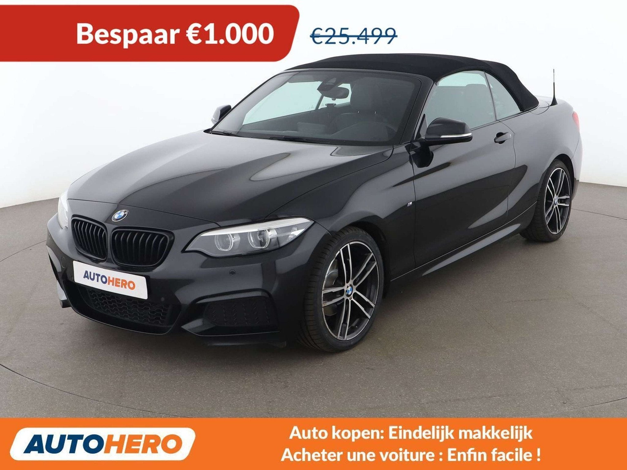 BMW 2 Serie 218 218i M Sport (année de construction 2021), Autos, Euro 6, Cabriolet, 2 portes, Automatique