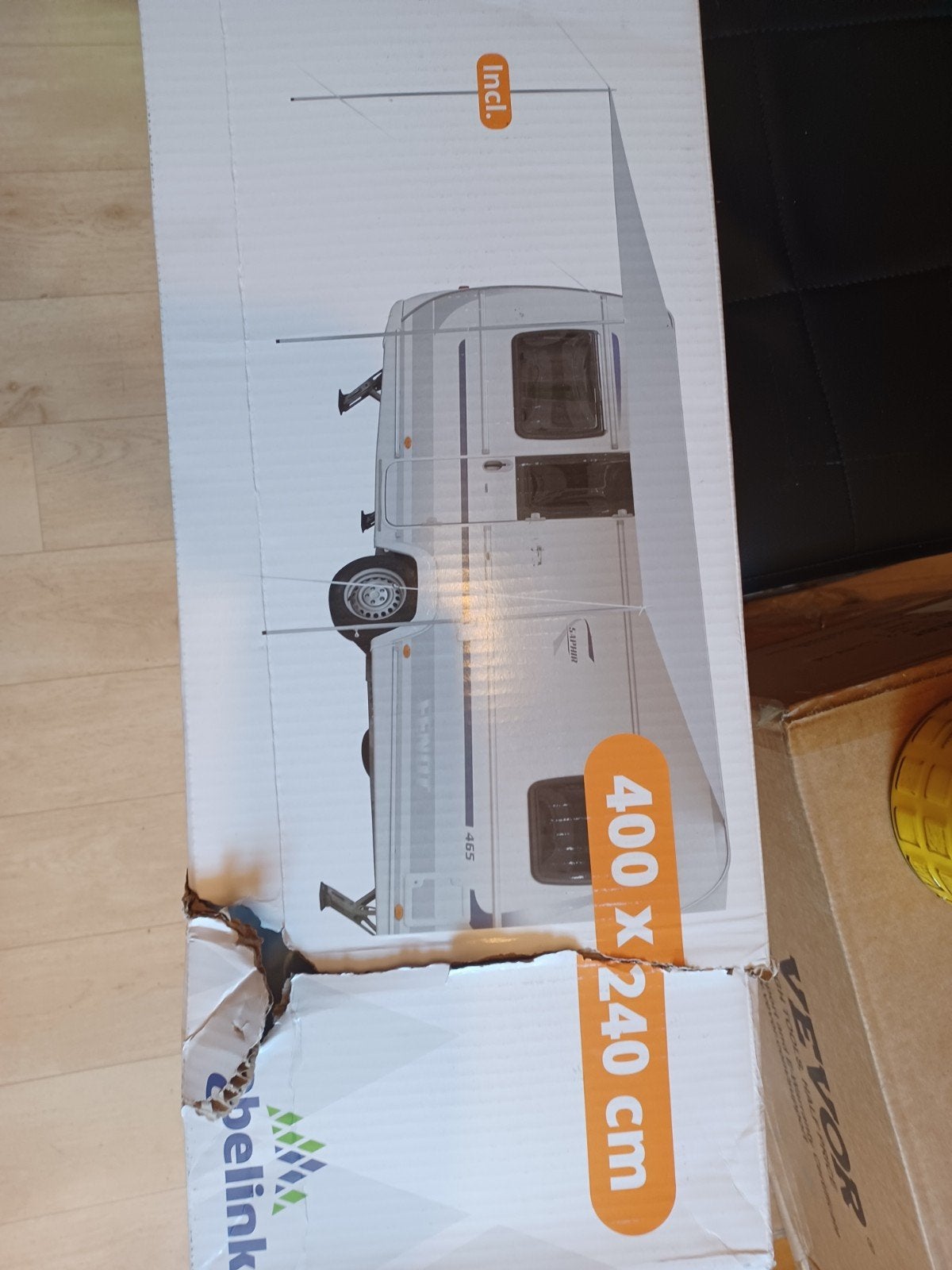 solette caravane, Enlèvement