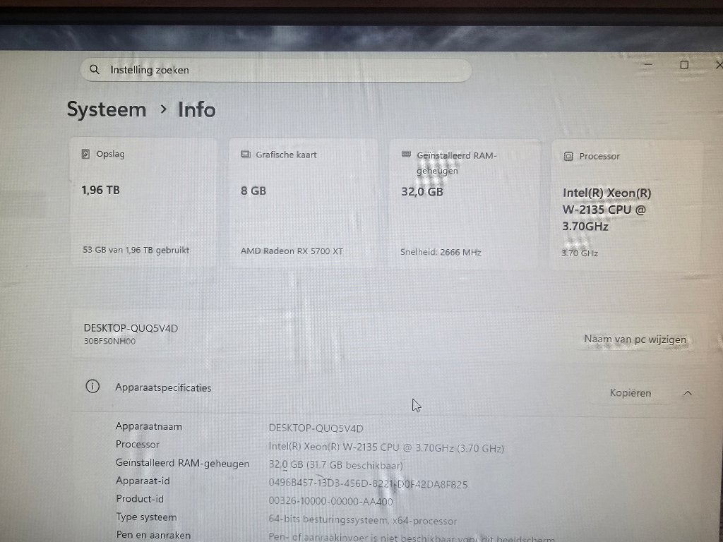 Game pc / workstation p520 lenovo, Intel Xeon, Comme neuf, Gaming, HDD