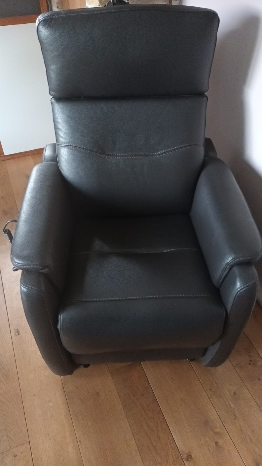 Recor Elektrische zetel die volledig omhoog kan komen, Ophalen, Eenpersoons, Minder dan 75 cm, Leer