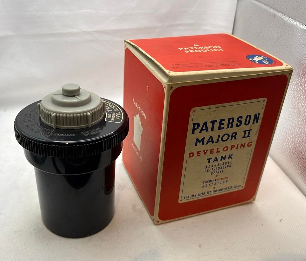 Paterson Major II Film Developing Tank - Boxed 1960 Darkroom, Enlèvement ou Envoi