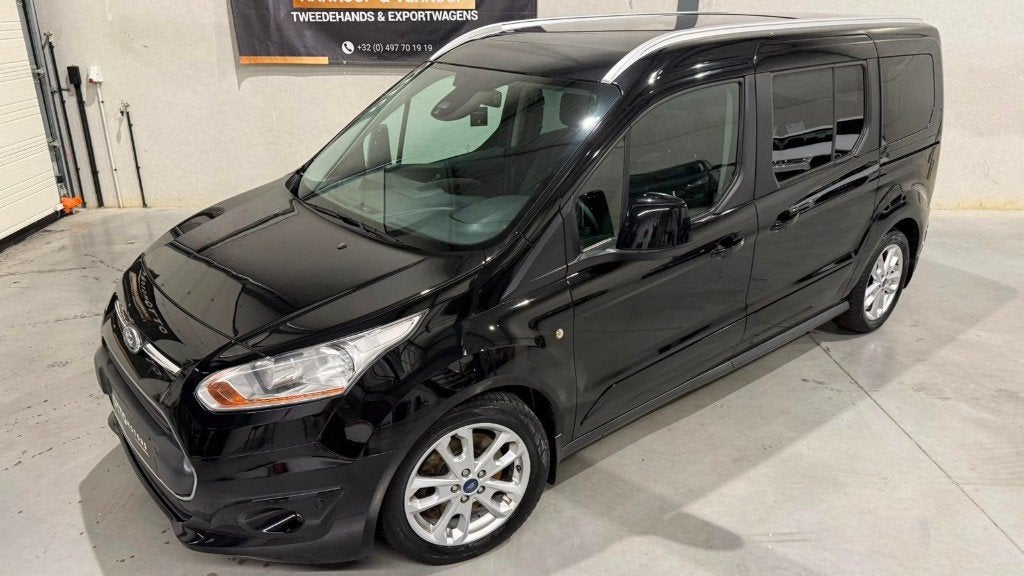 Ford Grand Tourneo Connect | Titanium S | 7 PL | Prachtstaat, Auto's, Ford, Voorwielaandrijving, Zwart, 4 cilinders, https://public.car-pass.be/vhr/4d544a84-6a05-4107-8373-8d43b0860100
