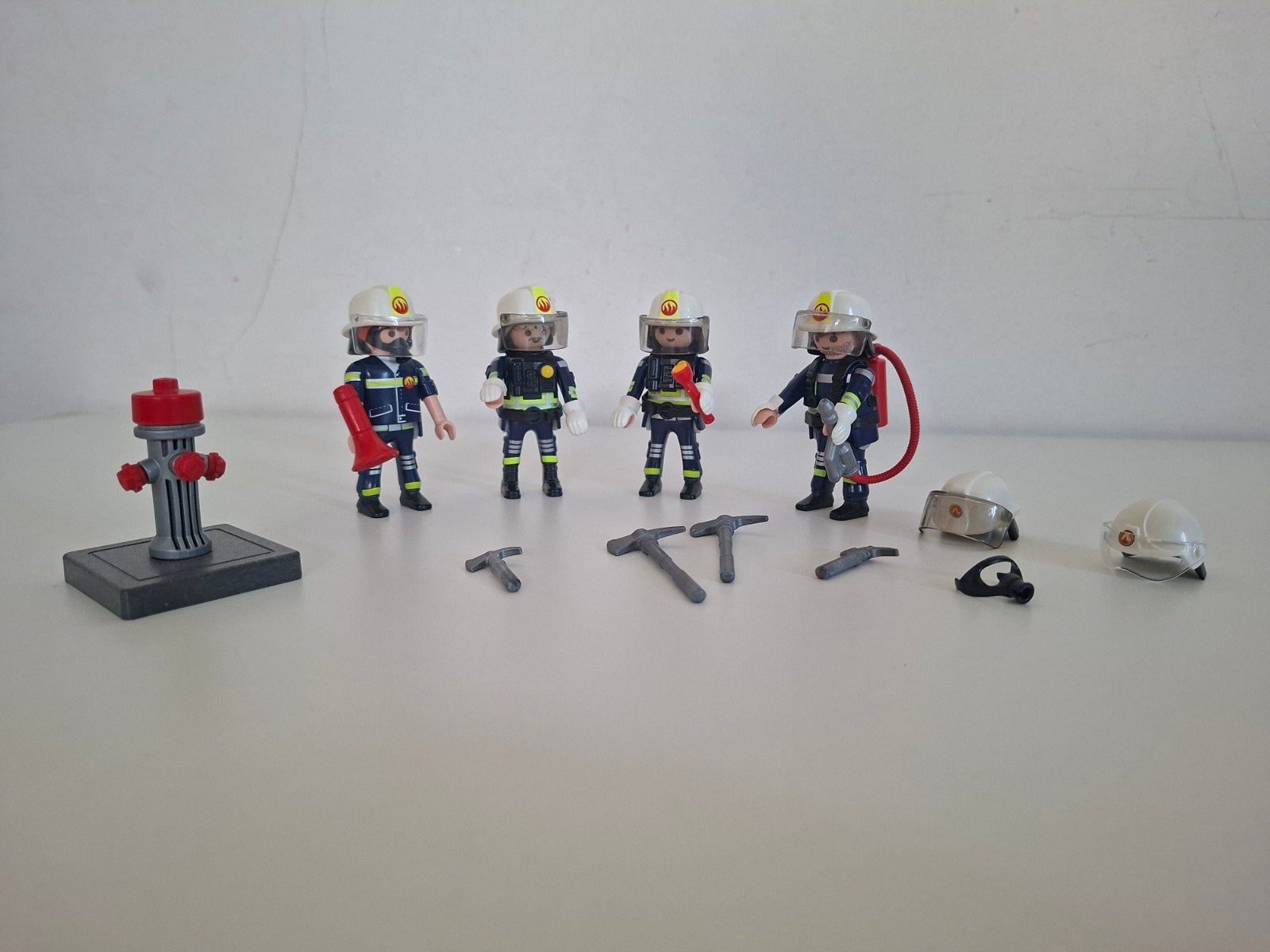 Playmobil brandweermannen 5366, Enfants & Bébés, Comme neuf, Enlèvement, City action, Figurines