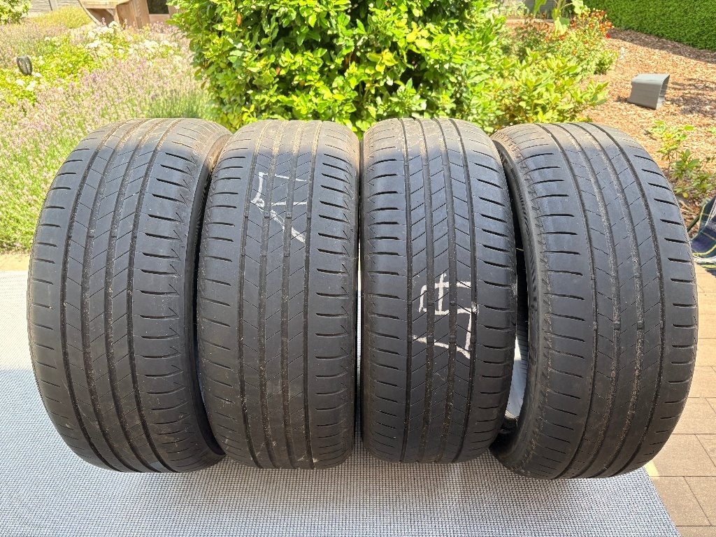 4x Bridgestone zomerbanden 225/50 R18 99W (4 mm & 5 mm), Auto-onderdelen, Banden en Velgen, Ophalen, 18 inch, Gebruikt, Band(en)