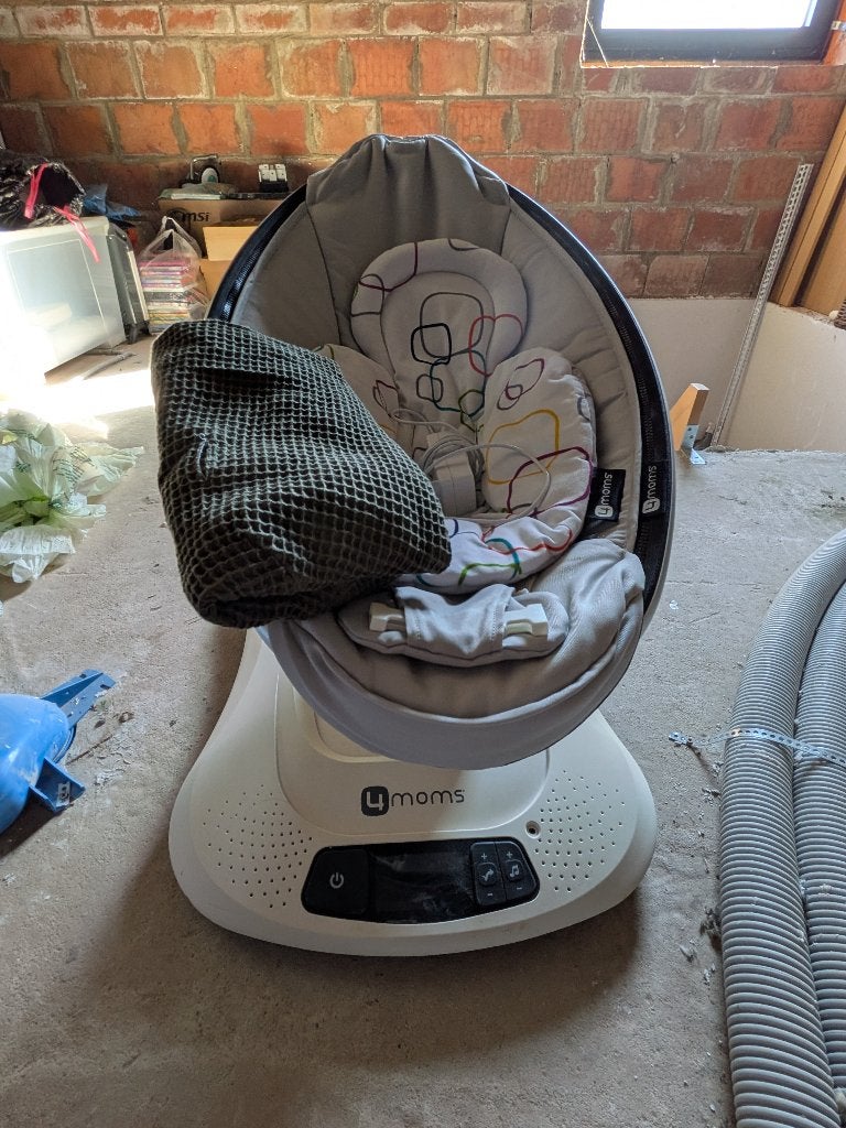 4moms elektrische wipper, Kinderen en Baby's, Wipstoeltjes, Gebruikt, Schommelstoel, Met gordel(s) of riempje(s), Ophalen