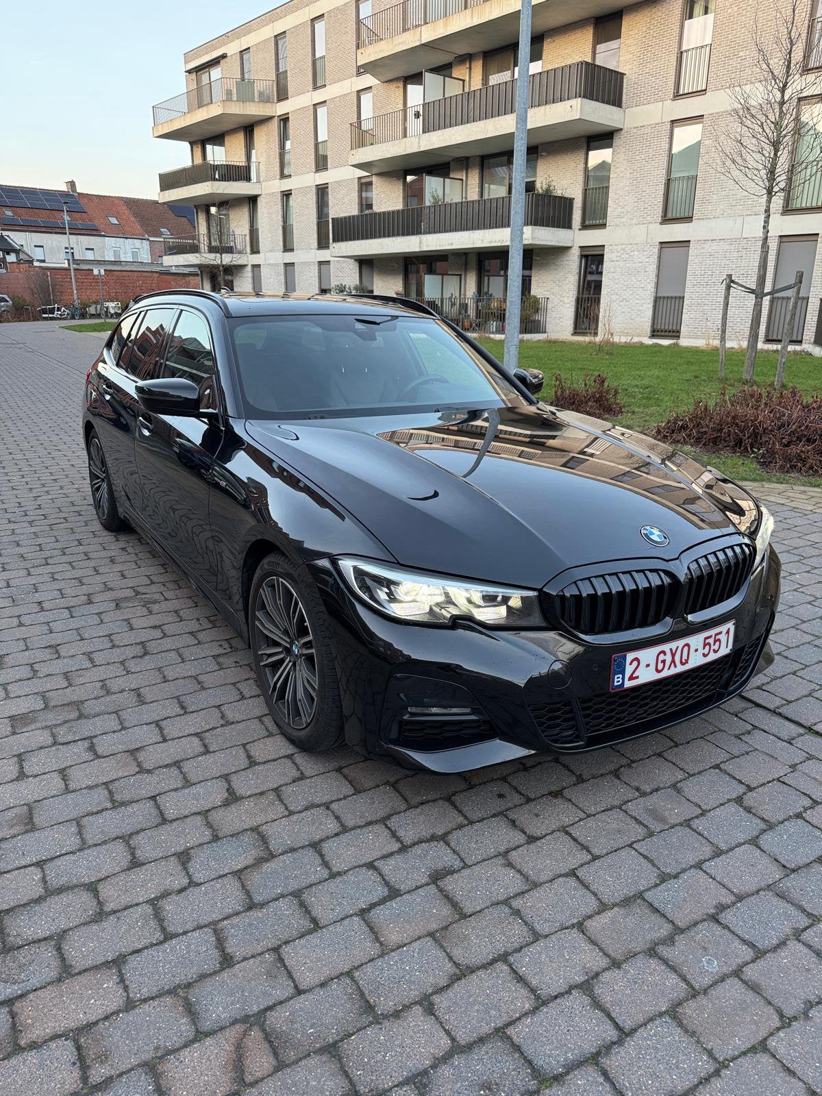 Bmw 320 D  01/2020, Auto's, Automaat, Euro 6, Zwart, Leder