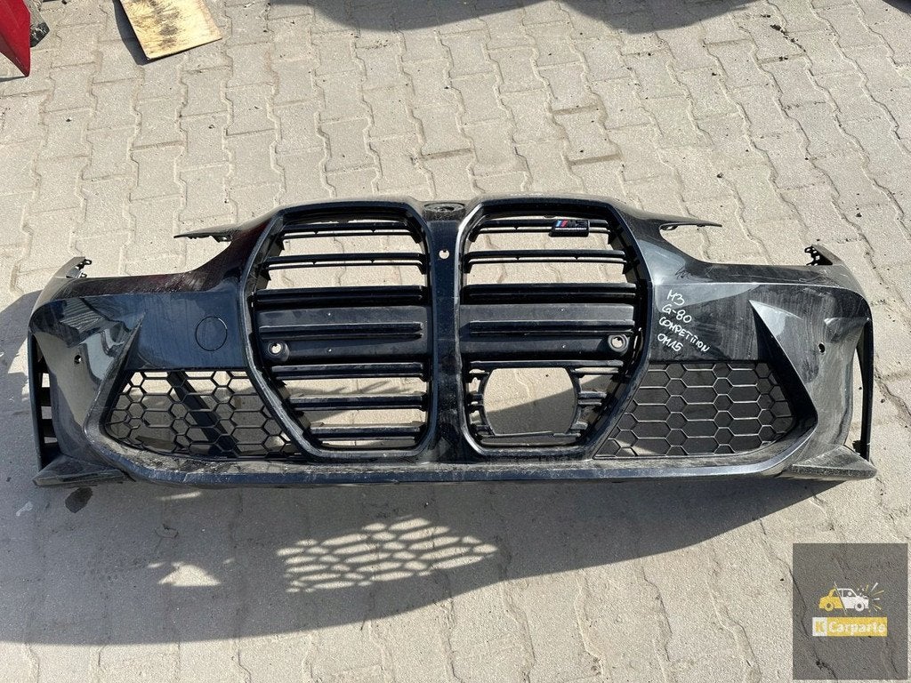 BMW M3 G80 Wedstrijd voorbumper, Auto-onderdelen, Carrosserie, Bumper, BMW, Gebruikt