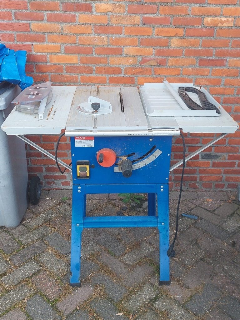 Power Plus Tafelzaag met accessoires, Bricolage & Construction, Outillage | Scies mécaniques, Utilisé, Autres types, 1200 watts ou plus