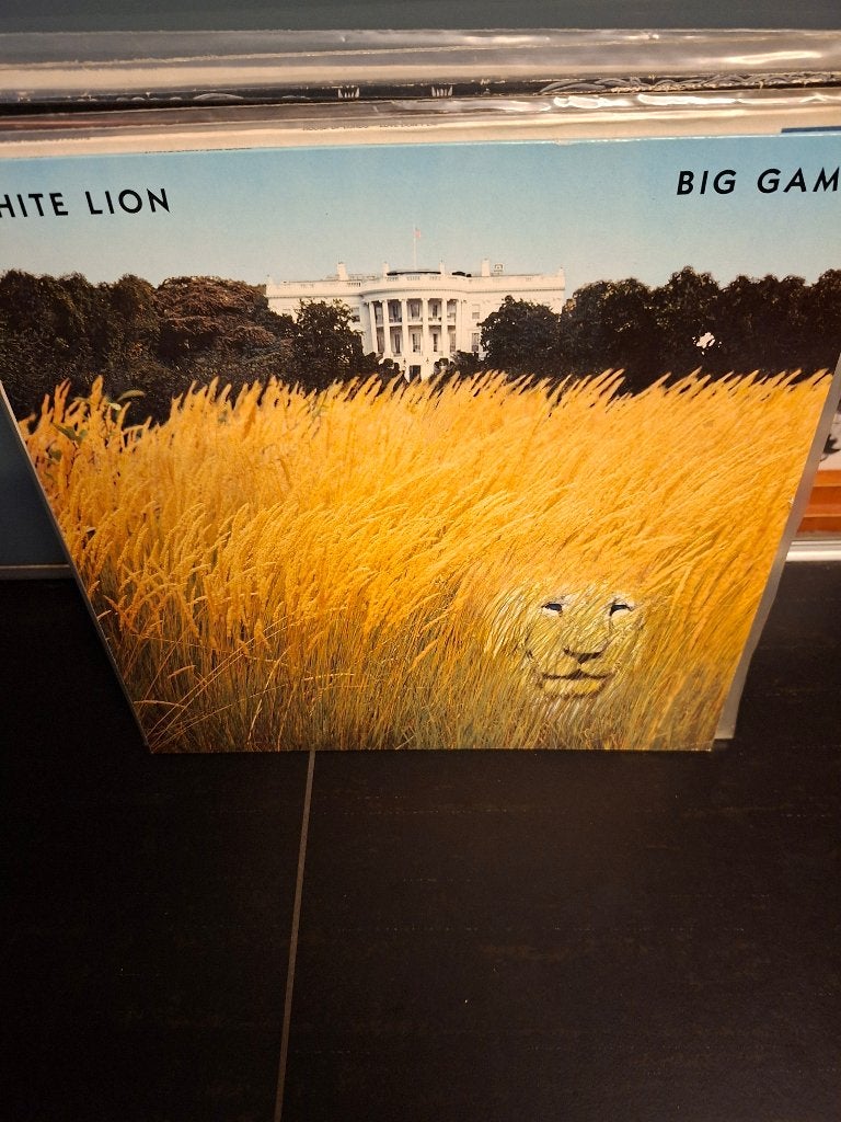 lp - white lion - big game - vak 2, Cd's en Dvd's, Vinyl | Hardrock en Metal, LP, Gebruikt, Ophalen of Verzenden, Hardrock