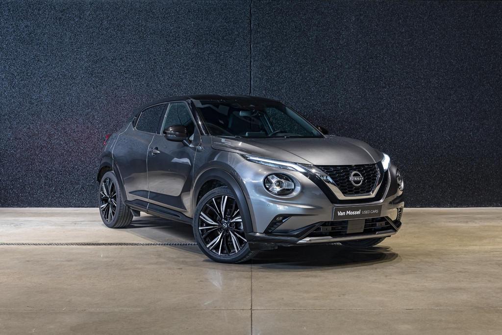 Nissan Juke 1.0 DIG-T 114 N-Design CAMERA | NAVI | CARPLAY, Auto's, Nissan, Voorwielaandrijving, Stof, 1257 kg, 5 deurs