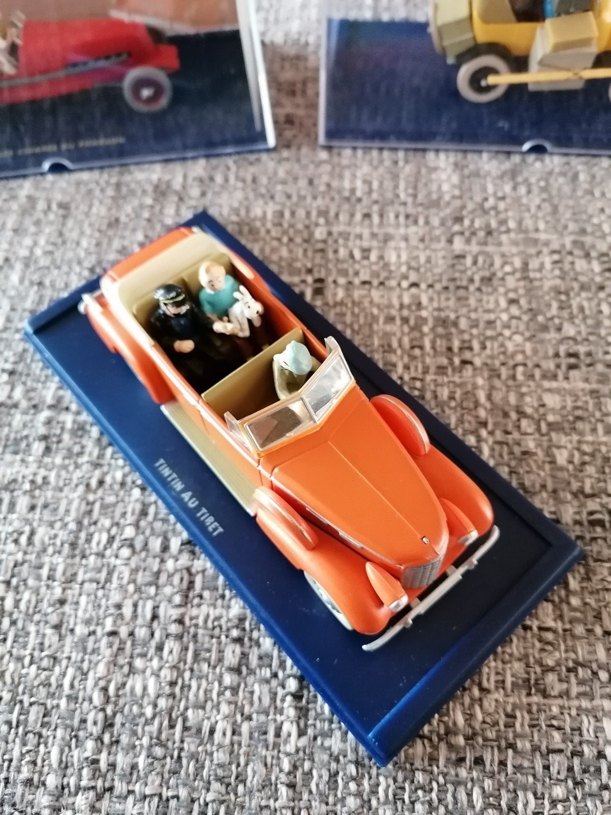 kuifje auto's, Enlèvement, Voiture