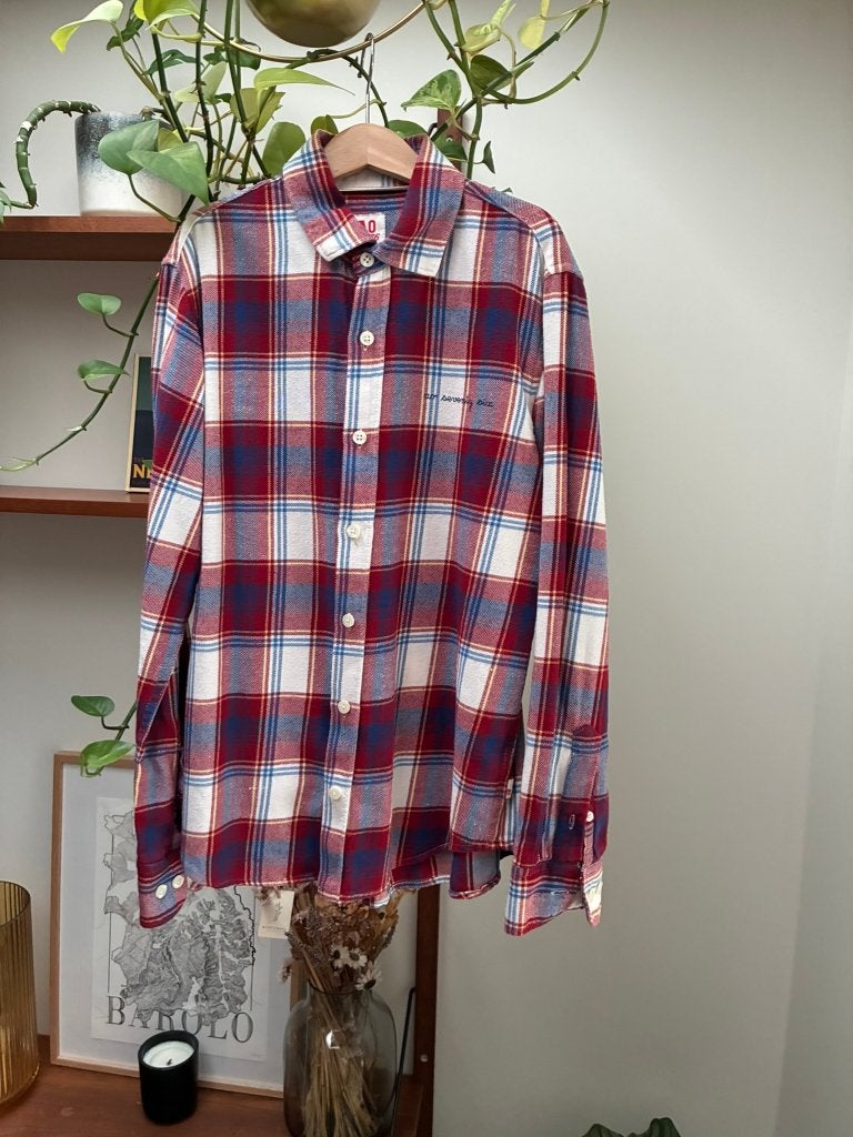 Rood geruit Hemd AO76 American Outfitters. (Maat 14 jaar), AO76 American Outfitters, Overhemd of Blouse, Ophalen of Verzenden