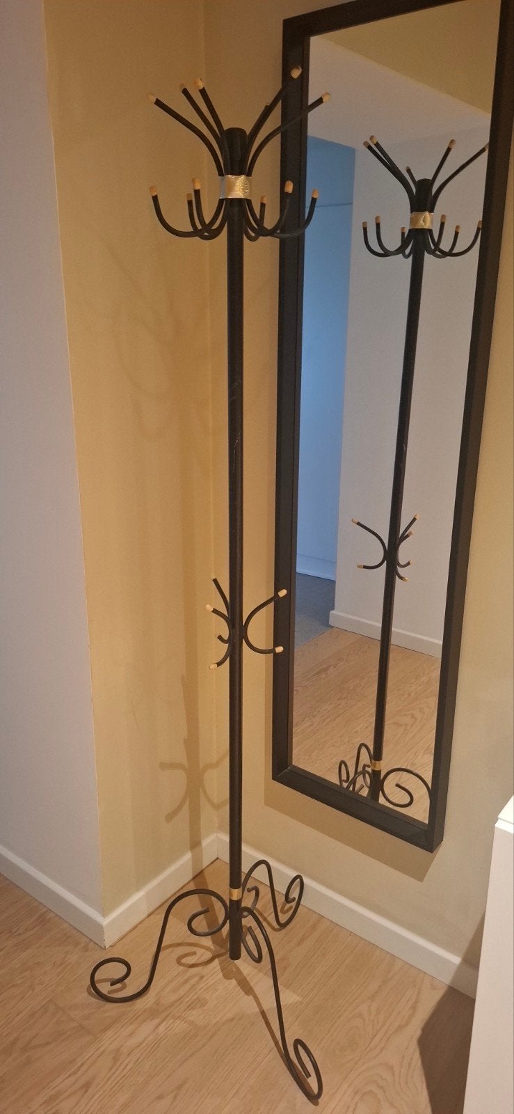Porte-manteaux sur pied en métal, Huis en Inrichting, Ophalen, Gebruikt, Metaal, Staande kapstok