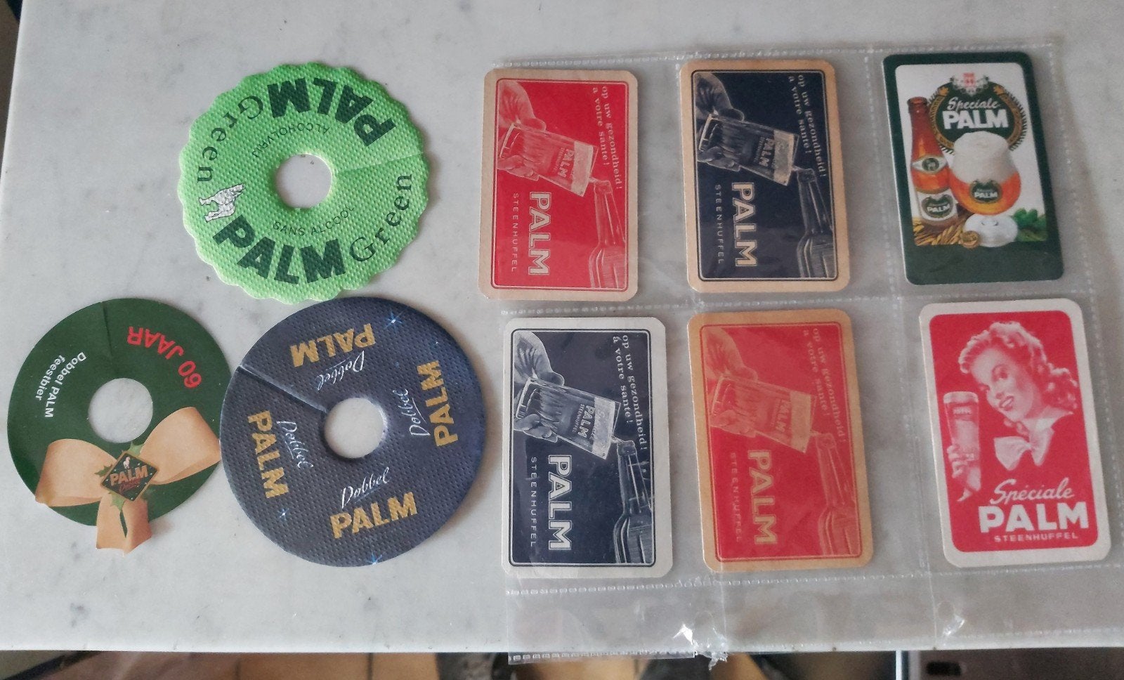 Palm onderleggers en speelkaarten, Collections, Marques de bière, Enlèvement ou Envoi, Palm
