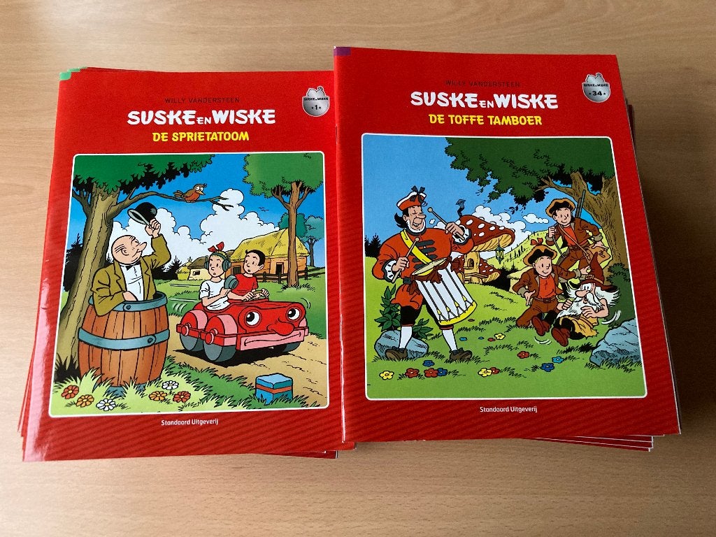 Suske & Wiske strips (70 stuks zilver), Plusieurs BD, Enlèvement ou Envoi, Comme neuf, Willy Vandersteen
