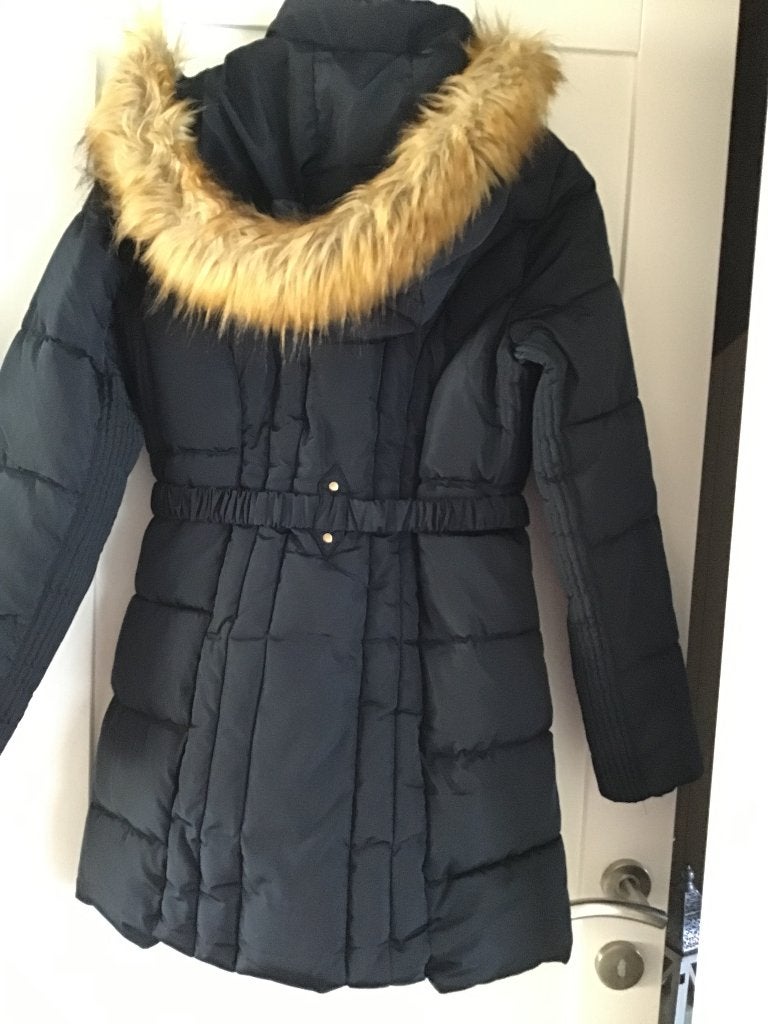 Dames winterjas, Kleding | Dames, Ophalen, Zo goed als nieuw, Maat 38/40 (M), Blauw
