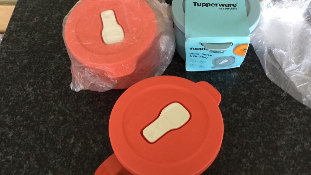 Soeptas Tupperware Nieuw, Huis en Inrichting, Ophalen of Verzenden, Zo goed als nieuw, Groen