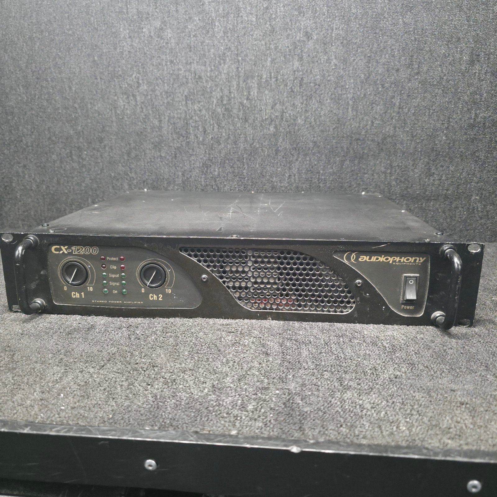 AUDIOPHONY CX-1200 versterker 2 x 600 watt, Ophalen of Verzenden