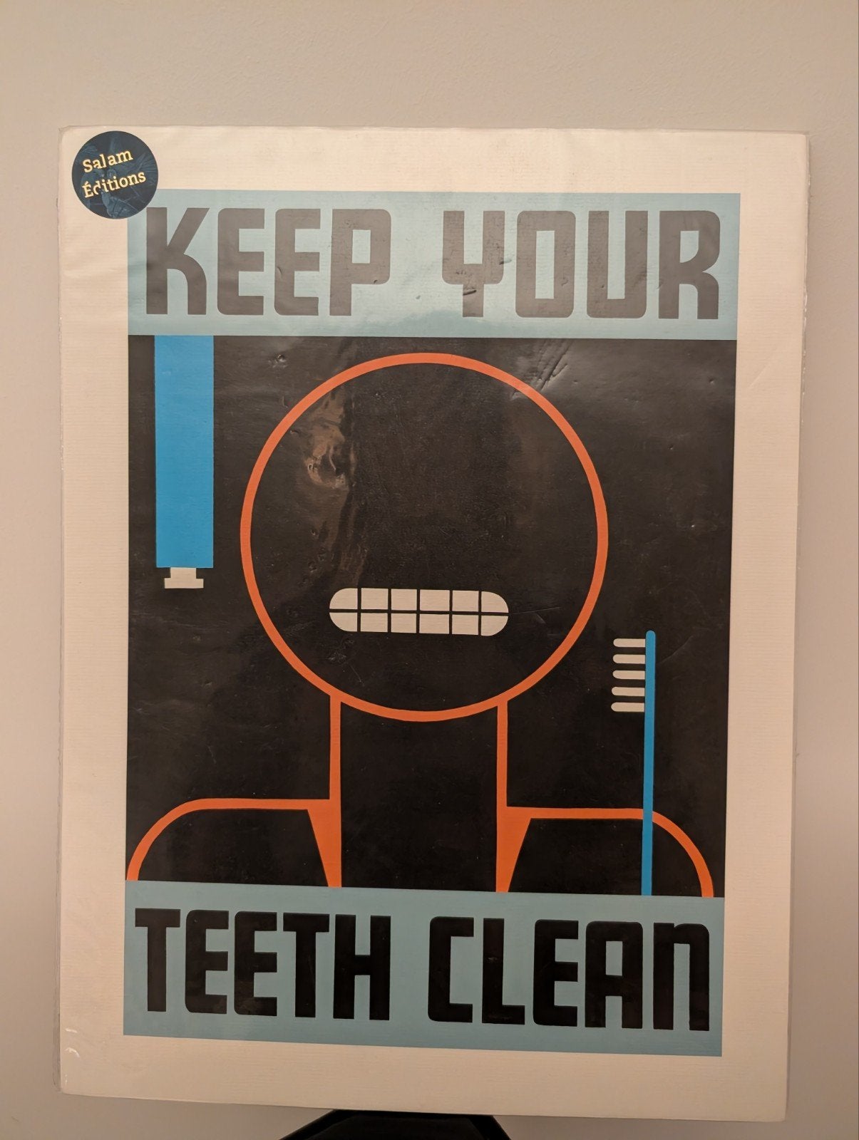 Affiche "Keep Your Teeth Clean", Rechthoekig Staand, Nieuw, Ophalen of Verzenden, A1 t/m A3
