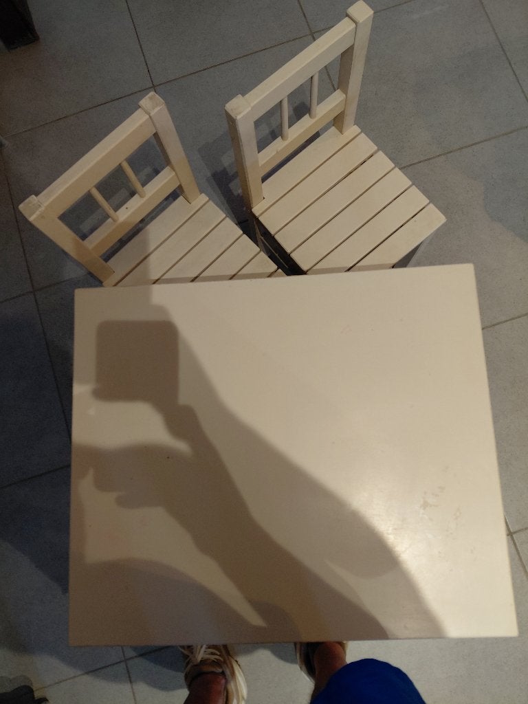 table pour enfants avec 2 chaises, Enlèvement, Utilisé, Table